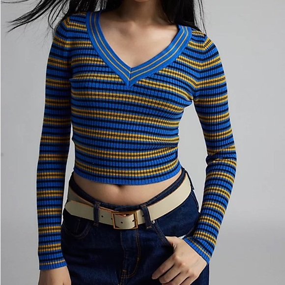 Urban Outfitters Sweaters - NWT Urban Outfitters BDG Addison V Neck Ribbed Knit Sweater